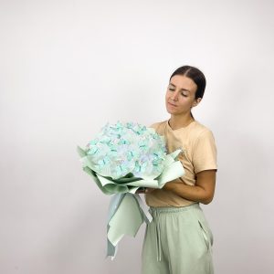 мятный букет из бабочек