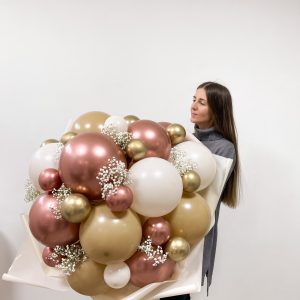 букет гигант из шаров